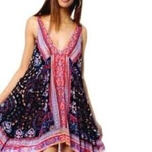 NWT / Free People Gypsy Trapeze Slip Dress / sz m
